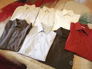 Lotto 7 camicie uomo eleganti
