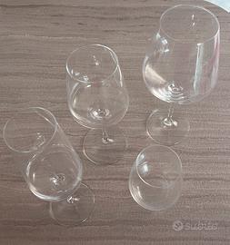 Servizio da 6 o da 12 di bicchieri di cristallo