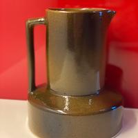 Caraffa vintage in grès Art Nouveau