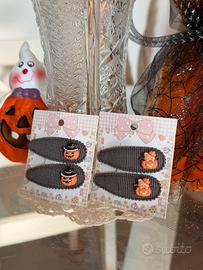Fermagli da bambina ragazza halloween mollette