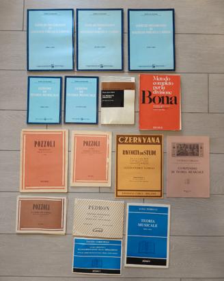 17 Libri Musica teoria esercizi solfeggi