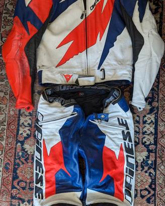 Tuta da moto DAINESE 2 pezzi in pelle - Taglia 50