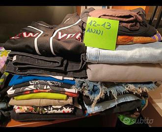 Lotto vestiti bambina-ragazza 12-13 anni