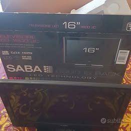 Tv 16 pollici Saba LED con decoder Dvbt-2