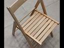 4 sedie legno richiudibili da giardino