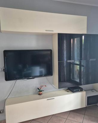 Parete attrezzata soggiorno moderna – ottime condi