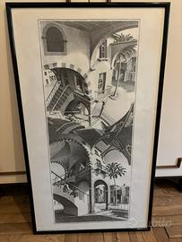 Escher poster incorniciato.