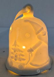 Campana led Babbo natale Aurealieta - decorazione 