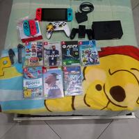 Nintendo Switch Bundle + 7 Giochi + Joy-Con Extra 