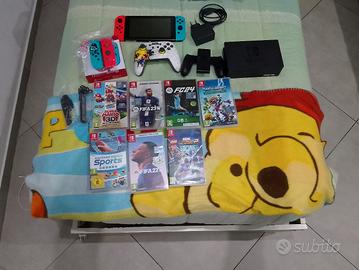 Nintendo Switch Bundle + 7 Giochi + Joy-Con Extra 