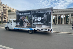 Camion vela pubblicitaria 6x3 ANCHE NOLEGGIO GIORN