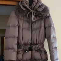 Piumino donna Sandro Ferrone in vera piuma d oca 