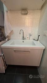 Mobile bagno con lavabo integrato artceramic con m