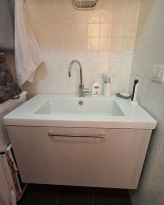 Mobile bagno con lavabo integrato artceramic con m