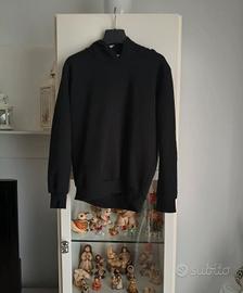 Felpa uomo nera con ali bianche Vintage taglia S