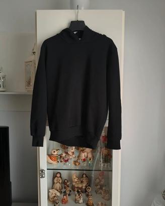 Felpa uomo nera con ali bianche Vintage taglia S