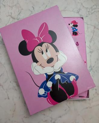 Completo lenzuola Caleffi Baby Minnie per lettino