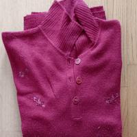 maglia donna bordeaux