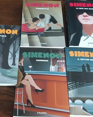 5 Romanzi di Simenon