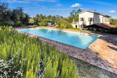 Villa con piscina e vista panoramica - Palaia
