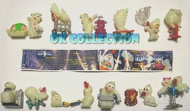 SERIE COMPLETA n° 12 SORPRESINE KINDER FANTASMINI