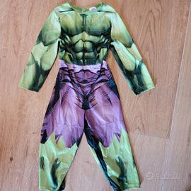 carnevale costume da Hulk Marvel 3-4 anni