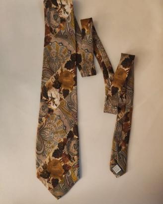 Cravatta Moschino vintage Made in Italy 100% seta