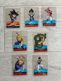 7 Lamincards Dragonball collezione Zuegg Rara
