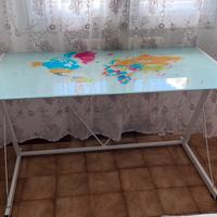 scrivania vetro 120 cm
