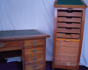 SCRIVANIA+MOBILE CON SERRANDINA  PRIMI '900