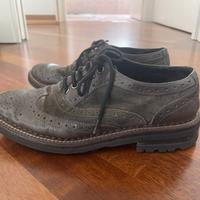 Scarpe francesine marroni