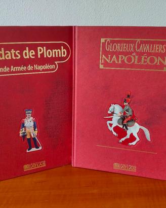 Collana di 14 libri sui soldati di Napolene