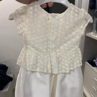 Vestito mayoral bianco elegante cerimonia 2 anni