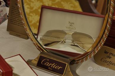 Occhiali Cartier Vendome Louis platino 62-14 nuovi