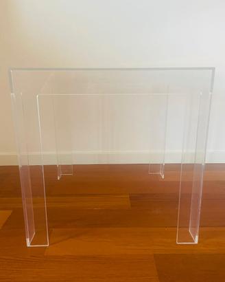 Duo tavolini trasparenti Jolly by Kartell