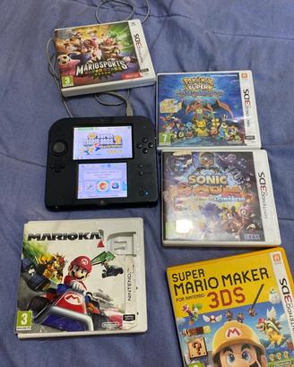 nintendo 2DS + giochi nintendo 3DS