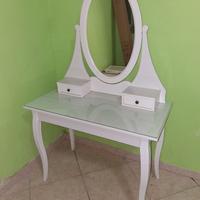 Specchiera in legno bianca IKEA mod. HEMNES