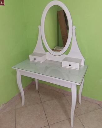 Specchiera in legno bianca IKEA mod. HEMNES