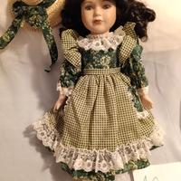 bambola ceramica vintage 