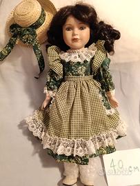 bambola ceramica vintage 