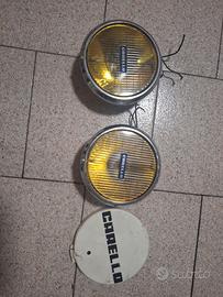 Coppia Fari Supplementari Gialli Carello Vintage