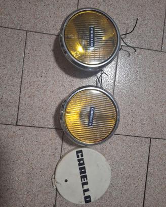 Coppia Fari Supplementari Gialli Carello Vintage