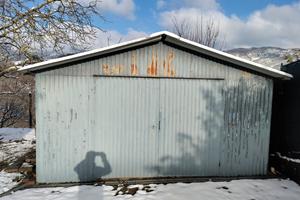 Box garage in lamiera