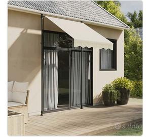 vidaXL Tenda da Sole Retrattile Crema  
