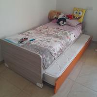 letto doppio con cassetto