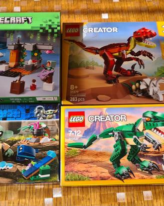 Lego 3in1, Speed Champions, Star Wars Minecraft