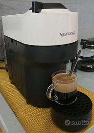 Macchina caffe Nespresso Vertuo Pop Coconut White