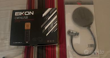 Microfono a condensatore CM14usb e parasputi