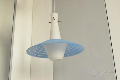 LAMPADARIO LAMPADA DESIGN VINTAGE VETRO 1960 SPACE