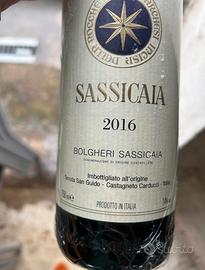 Sassicaia 2015 e 2016 Tenuta San Guido (0,75L)